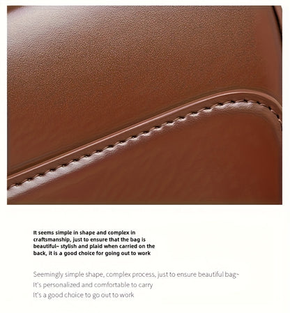 Elegant Women's Baguette Bag - Fashionable Detachable Shoulder Crossbody with Golden Buckle, Brown/Black, Versatile Everyday Accessory, Shoulder Bag For Women, Bags For Women High Quality, Crossbody Bags For Women, Handbags F